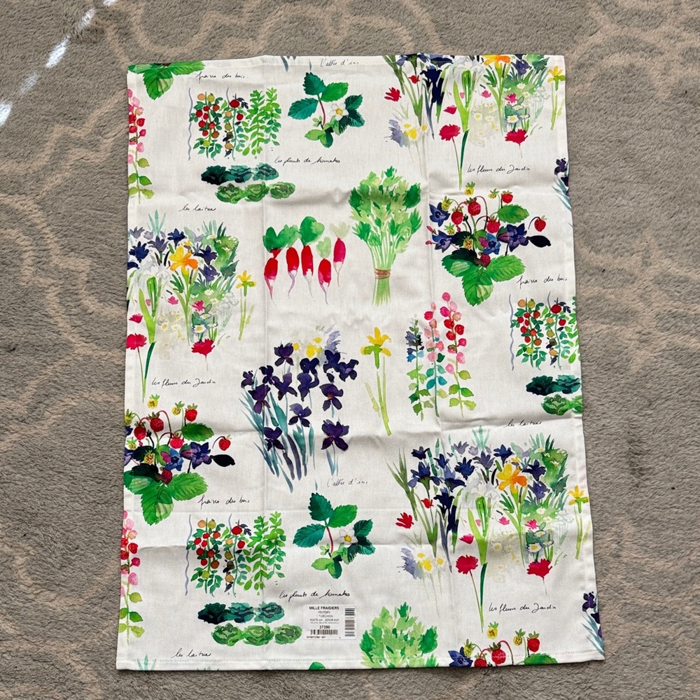 Garnier-Thiebaut Mille Fraisiers/Fraisier Towels